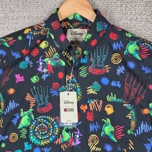 NWT RSVLTS Disney Nightmare Before Christmas 'Oogie's Turn‎ to Boogie' Button Up